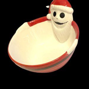 Disney The Nightmare Before Christmas Set Jack Ceramic Candy Dish Bowl